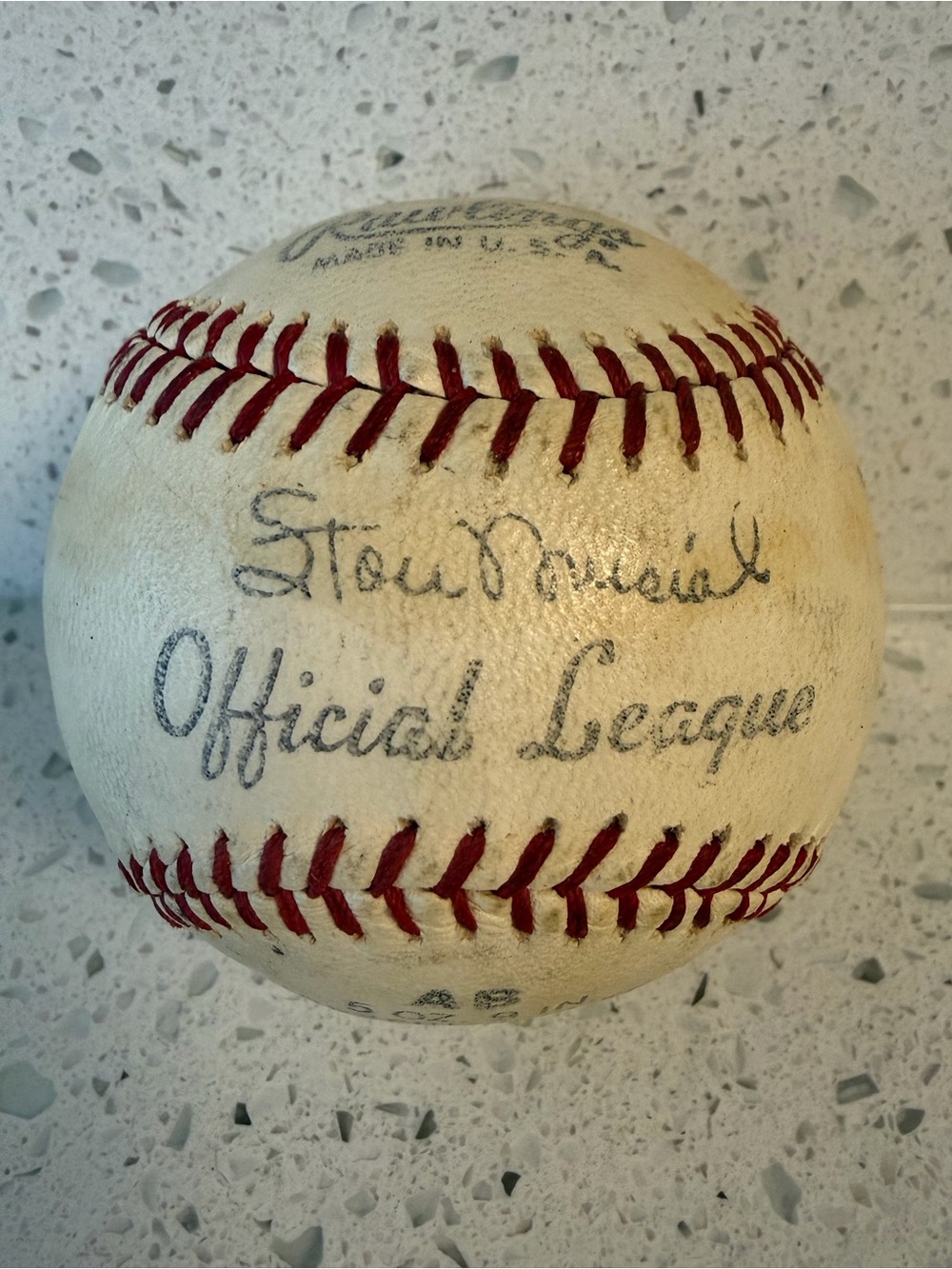 1960s Cereal Box Promo Rawlings Baseball MLB All-Stars Facsimile Signatures
